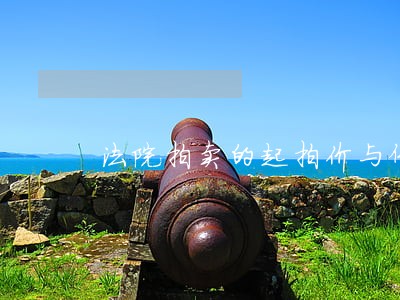 法院拍卖的起拍价与保留价 法院拍卖的起拍价与保留价