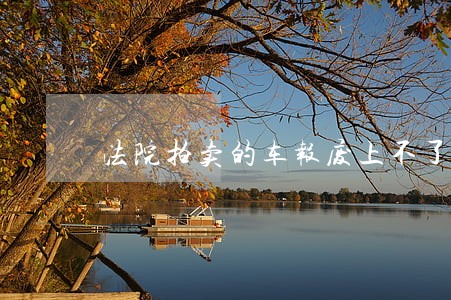 法院拍卖的车报废上不了牌 法院拍卖的车报废上不了牌
