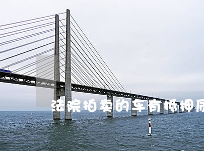 法院拍卖的车有抵押质押 法院拍卖的车有抵押质押