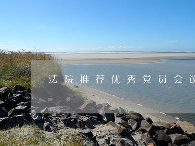 法院推荐优秀党员会议纪要 法院推荐优秀党员会议纪要