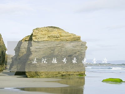 法院摇号录像查询 法院摇号录像查询