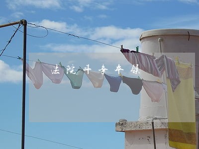 法院斗争本领 法院斗争本领