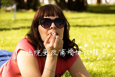 法院更改离婚协议程序 法院更改离婚协议程序