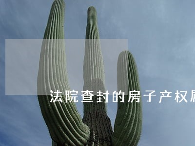 法院查封的房子产权属于谁 法院查封的房子产权属于谁