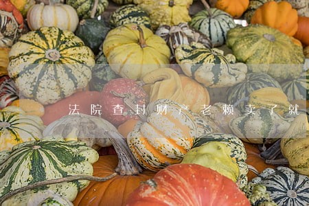 法院查封财产老赖卖了就跑 法院查封财产老赖卖了就跑