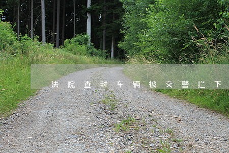 法院查封车辆被交警拦下
