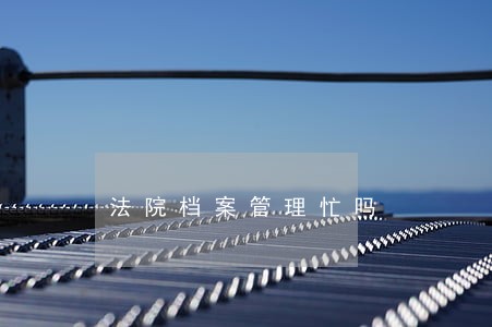 法院档案管理忙吗 法院档案管理忙吗