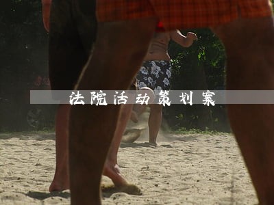 法院活动策划案 法院活动策划案