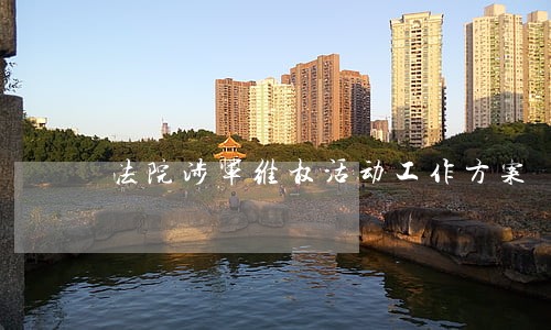 法院涉军维权活动工作方案 法院涉军维权活动工作方案