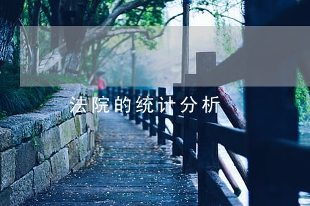 法院的统计分析 法院的统计分析