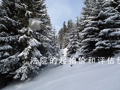 法院的起拍价和评估价 法院的起拍价和评估价