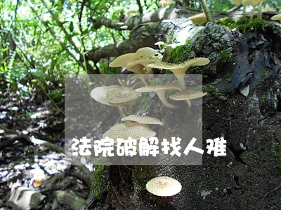 法院破解找人难 法院破解找人难