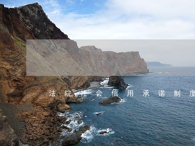法院社会信用承诺制度 法院社会信用承诺制度