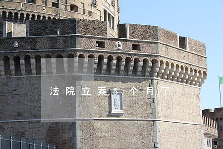 法院立案5个月了