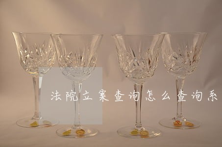 法院立案查询怎么查询系统 法院立案查询怎么查询系统