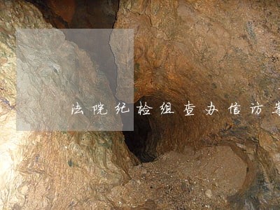 法院纪检组查办信访案件情况汇报 法院纪检组查办信访案件情况汇报