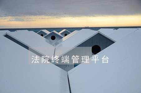 法院终端管理平台 法院终端管理平台