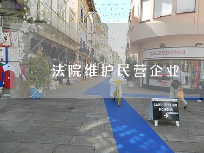 法院维护民营企业 法院维护民营企业