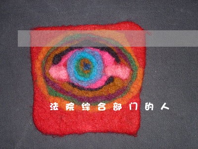 法院综合部门的人 法院综合部门的人