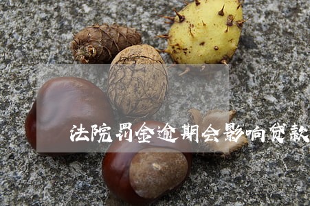 法院罚金逾期会影响贷款吗