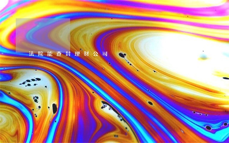 法院能查封理财公司 法院能查封理财公司