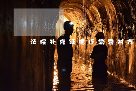法院补充证据还需要对方质证吗 法院补充证据还需要对方质证吗