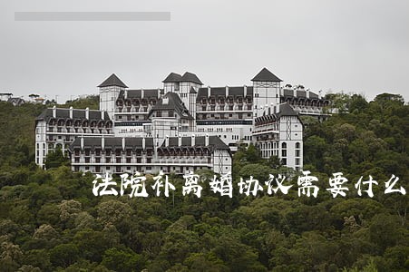 法院补离婚协议需要什么手续 法院补离婚协议需要什么手续