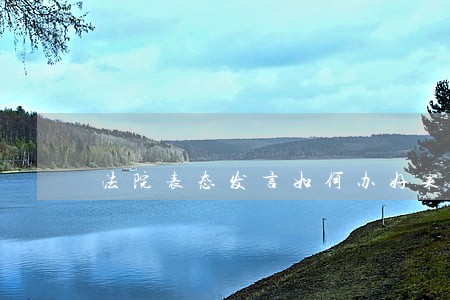 法院表态发言如何办好案 法院表态发言如何办好案