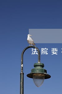 法院要不要收费