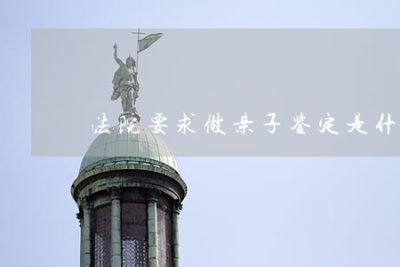 法院要求做亲子鉴定是什么程序 法院要求做亲子鉴定是什么程序