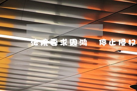 法院要求周鸿祎停止侵权
