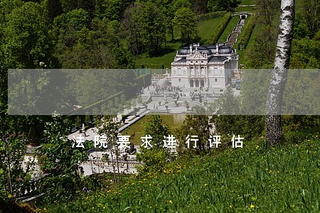 法院要求进行评估 法院要求进行评估