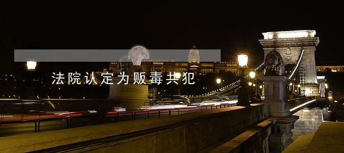 法院认定为贩毒共犯 法院认定为贩毒共犯