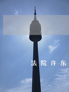 法院许东雨