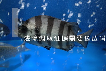 法院调取证据需要送达吗 法院调取证据需要送达吗