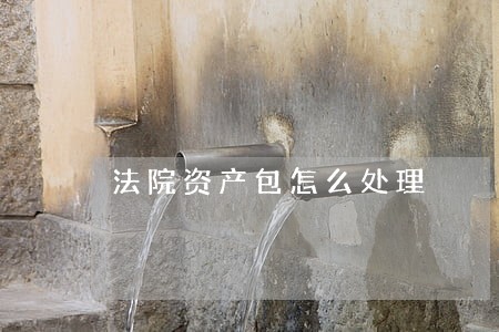 法院资产包怎么处理 法院资产包怎么处理