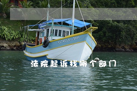法院起诉找哪个部门 法院起诉找哪个部门