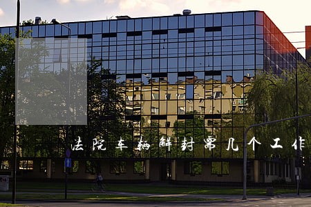法院车辆解封需几个工作日