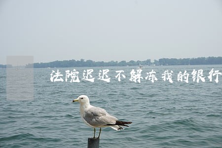 法院迟迟不解冻我的银行卡怎么办 法院迟迟不解冻我的银行卡怎么办