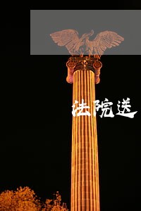 法院送材料