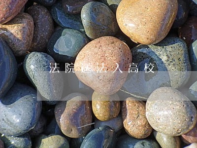 法院送法入高校 法院送法入高校