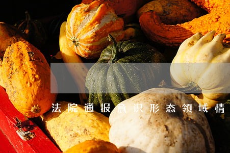 法院通报意识形态领域情况汇报 法院通报意识形态领域情况汇报