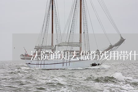 法院通知去做伤残用带什么 法院通知去做伤残用带什么