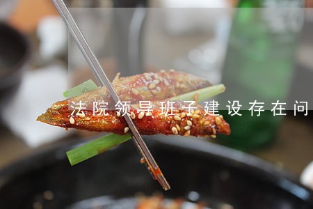 法院领导班子建设存在问题