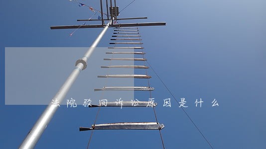 法院驳回诉讼原因是什么 法院驳回诉讼原因是什么