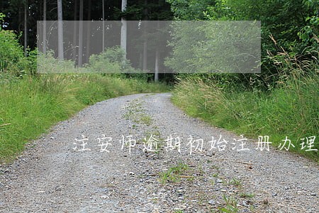 注安师逾期初始注册办理 注安师逾期初始注册办理