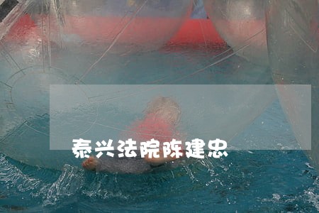 泰兴法院陈建忠 泰兴法院陈建忠