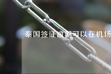 泰国签证逾期可以在机场交罚款吗 泰国签证逾期可以在机场交罚款吗