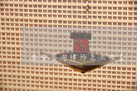 泰安咨询律师怎么收费 泰安咨询律师怎么收费