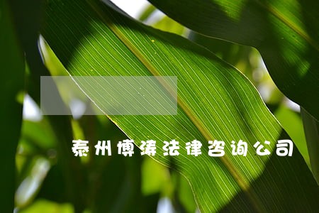 泰州博涛法律咨询公司 泰州博涛法律咨询公司